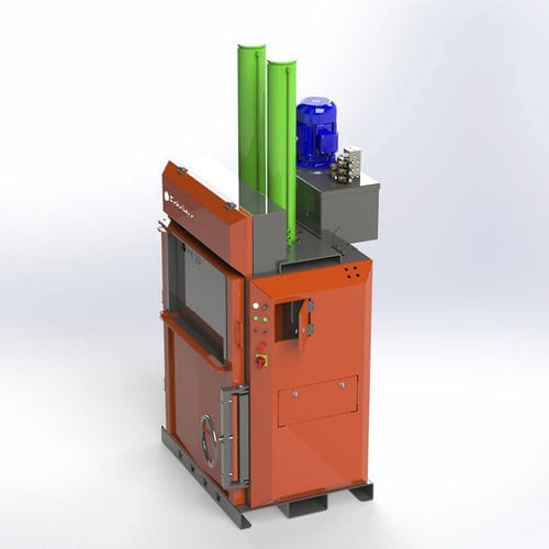 Presse à balles pour déchets - FKT-85 - FabrikTec Brasil - verticale / à chargement frontal / automatique