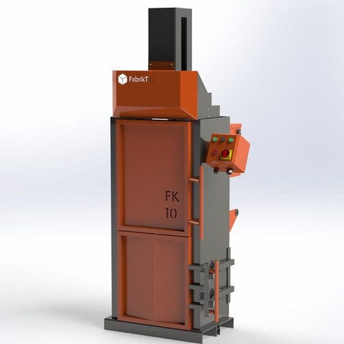 Presse à balles pour déchets - FKT-25 - FabrikTec Brasil - verticale / à chargement frontal / automatique