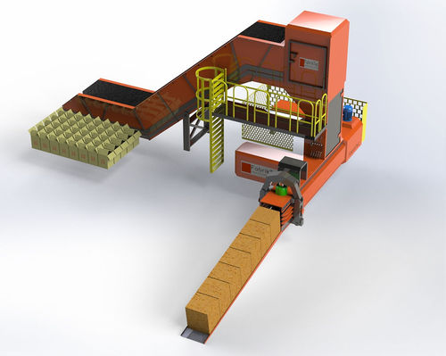 Presse à balles pour carton - FKH-100 - FabrikTec Brasil - horizontale / à canal / automatique