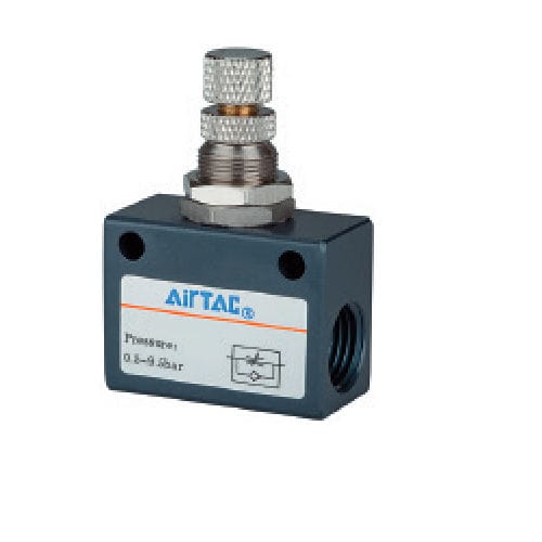 Vanne à piston - 225.43 - RIEGLER & Co.KG - à commande pneumatique / de contrôle de débit / aluminium