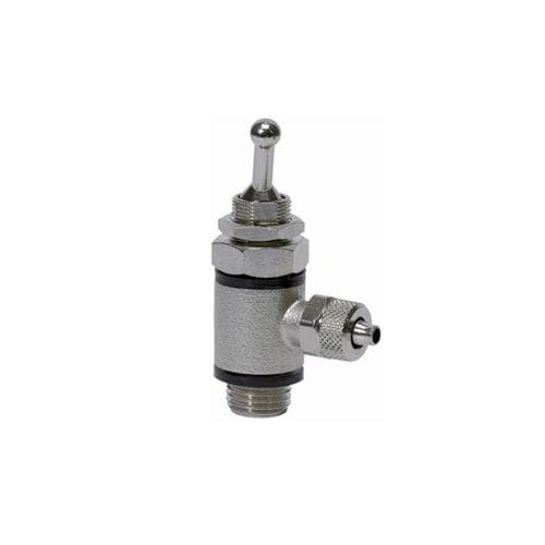 Vanne à piston - 360.018-1/8 - RIEGLER & Co.KG - à levier / à bascule / de contrôle de débit