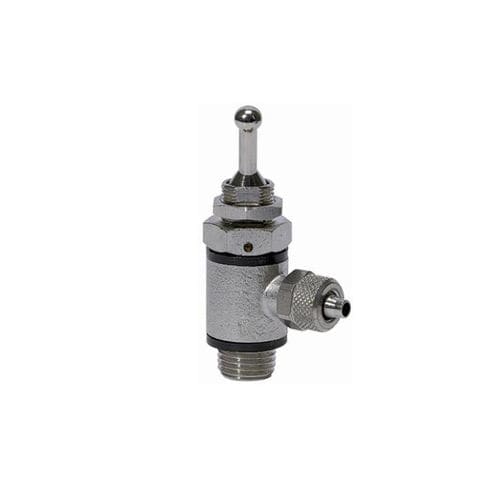 Vanne à piston -  361.018-1/8 - RIEGLER & Co.KG - à levier / à bascule / de contrôle de débit