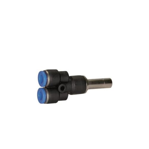 Raccord pneumatique - PYS-3  - RIEGLER & Co.KG - push-in / en Y / en plastique