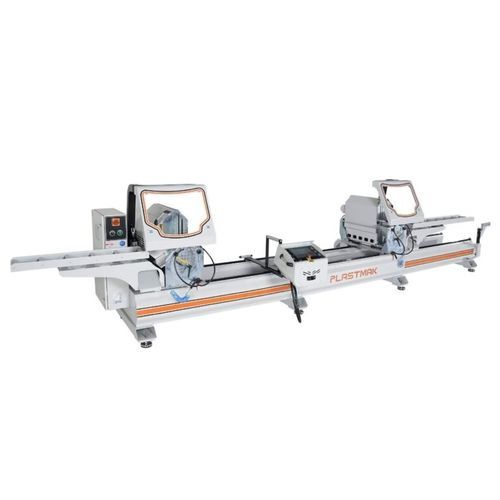 Machine de découpe à deux têtes - SÇ 4000S PLUS - PLASTMAK MACHINE - à lame rotative / pour aluminium / pour PVC