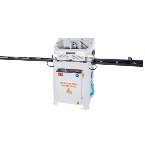 Machine de découpe contre-dépouille - SÇ 402 - PLASTMAK MACHINE - à lame rotative / pour aluminium / pour PVC