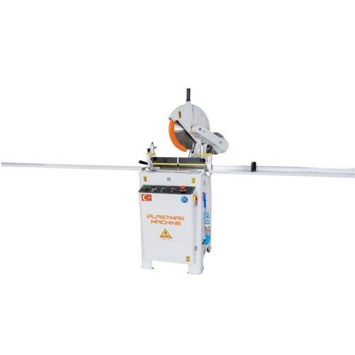 Machine de découpe à tête supérieure - SÇ431 - PLASTMAK MACHINE - à lame rotative / pour PVC / pour aluminium