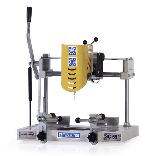 Fraiseuse portable - SÇ551 - PLASTMAK MACHINE - 2 axes / verticale / pour PVC