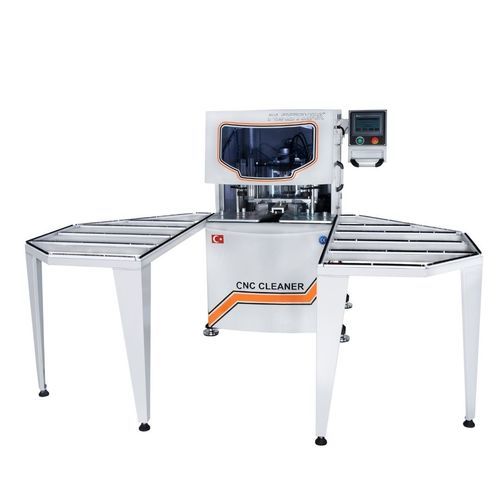 Machine de nettoyage d'angle - S.Ç6000 - PLASTMAK MACHINE - à brosse / semi-automatique / CNC
