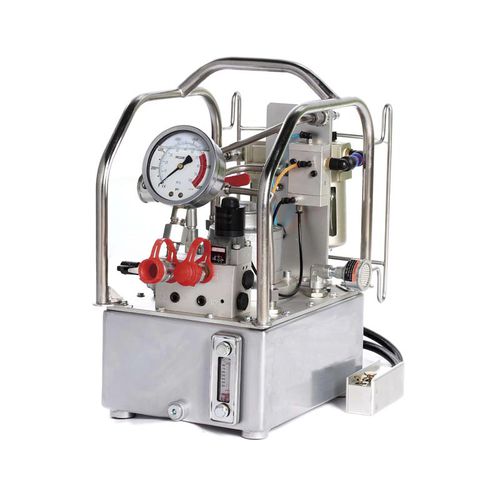 Groupe hydraulique à moteur pneumatique - QMP304 series - Pingyuan Jingke Hydraulic Co., Ltd - pour clé dynamométrique / portable / avec système de refroidissement