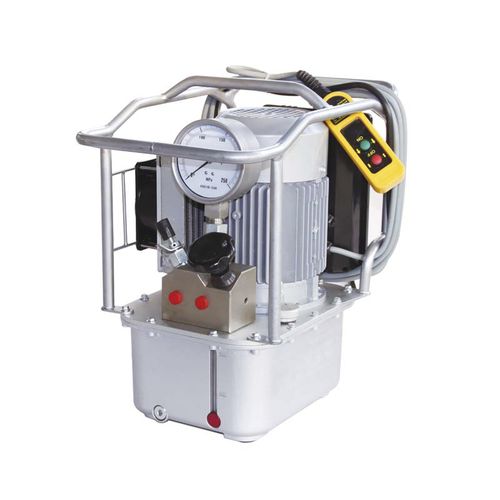 Groupe hydraulique à moteur électrique - SP2004 - Pingyuan Jingke Hydraulic Co., Ltd - pour tendeur de boulon / portable / avec système de refroidissement