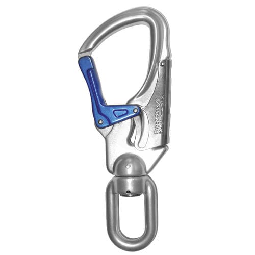 Mousqueton double sécurité - IKV21 - IKAR GB Limited - à émerillon / aluminium