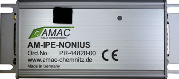 Interpolateur à 2 canaux - AM-IPE-Nonius - AMAC ASIC - und Mikrosensoranwendung Chemnitz GmbH - à 6 canaux / programmable / avec interface ABZ