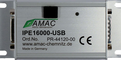 Interpolateur à 3 canaux - IPE16000 - AMAC ASIC - und Mikrosensoranwendung Chemnitz GmbH - programmable / avec interface SPI / pour les systèmes de mesure