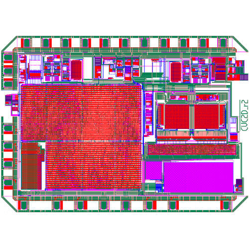 Circuit intégré amplificateur à deux voies - AM-CVC2D - AMAC ASIC - und Mikrosensoranwendung Chemnitz GmbH - programmable