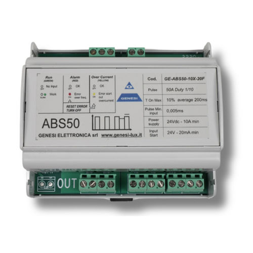 Contrôleur d'éclairage Ethernet - ABS50 - GENESI ELETTRONICA SRL - USB / EtherCAT / 1 canal