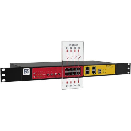 Commutateur Ethernet administrable - ipELB - IPCOMM GmbH - 4 ports / intégré / en ligne