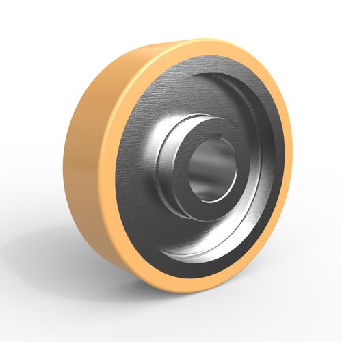 Roue à bandage - Dongguan Yalide Technology Co.,LTD - en polyuréthane / pour charges lourdes / pour manutention