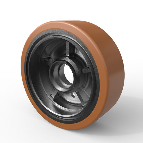 Roue à bandage - Dongguan Yalide Technology Co.,LTD - en polyuréthane / pour manutention / pour engin