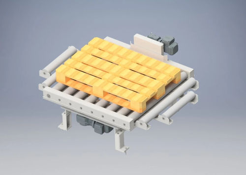 Table rotative entraînée par moteur - Buy a Conveyor - horizontale / pour l'industrie alimentaire / avec convoyeur à rouleaux