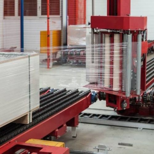 Banderoleuse à bras tournant - Buy a Conveyor - automatique / à film étirable