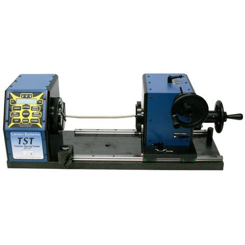 Machine d'essai couple / angle - TST 200 - Larson Systems Inc. - manuelle / pour ressorts / horizontale
