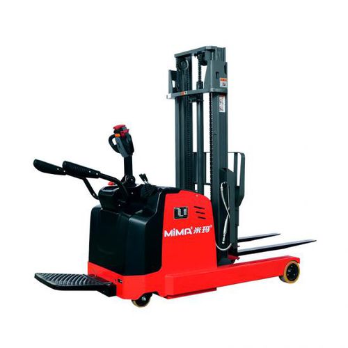 Gerbeur sur batterie - MFA series - MiMA electric forklift - avec plate-forme pour conducteur / de transport / pour palettes