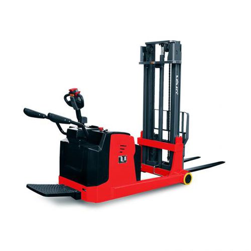 Gerbeur sur batterie - MBB series - MiMA electric forklift - avec plate-forme pour conducteur / pour entrepôt / de manutention