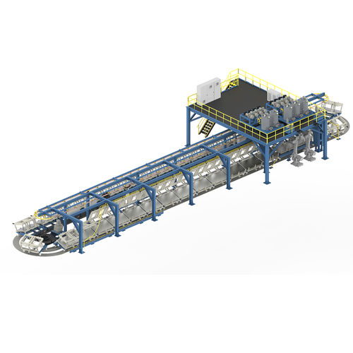 Ligne de production automatique - Oval - ZHEJIANG HENGHUI MACHINERY CO.,LTD - à grande vitesse / linéaire / contrôlée par PLC