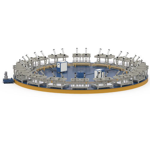 Ligne de production automatique - Disc shape - ZHEJIANG HENGHUI MACHINERY CO.,LTD - en continu / à grande vitesse / modulaire