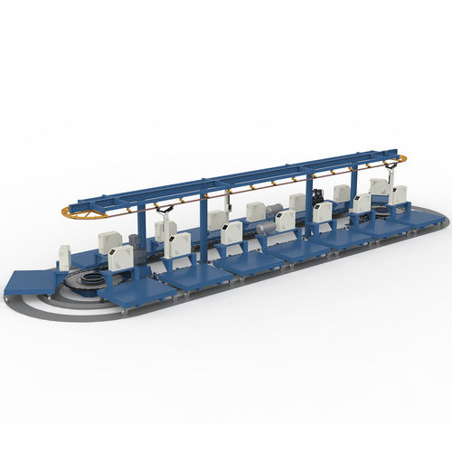 Ligne de production automatique - Ground Rail  - ZHEJIANG HENGHUI MACHINERY CO.,LTD - en continu / à grande vitesse / modulaire