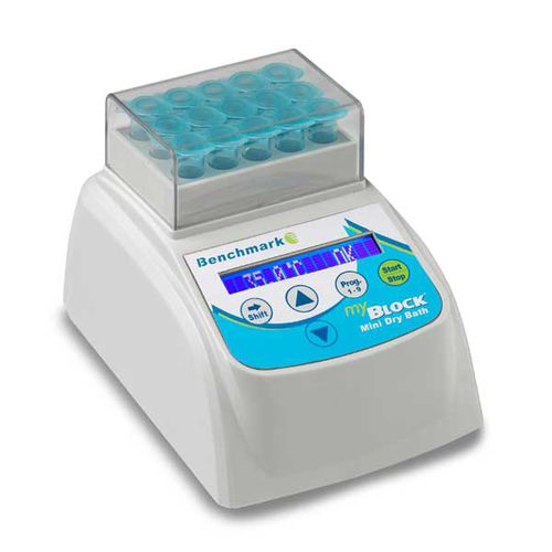 Thermobloc pour tubes à essai - MYBLOCKMINI series - BENCHMARK SCIENTIFIC - numérique / compact
