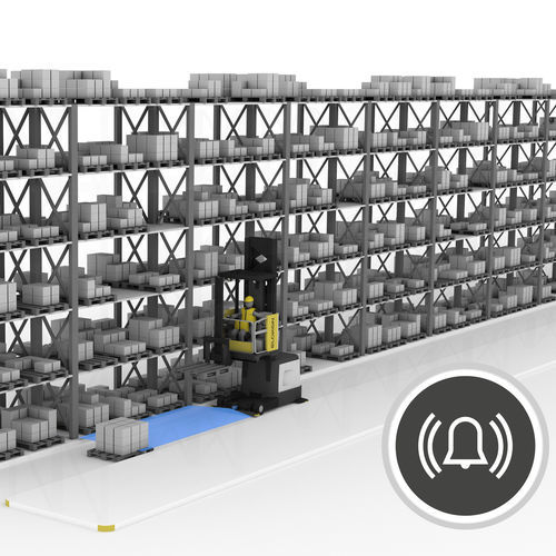 Système de sécurité anticollision - ELOassist - ELOKON GmbH - pour chariot élévateur / pour entrepôt / pour espace à visibilité réduite