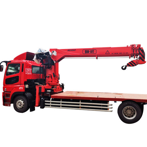Grue montée sur camion - SQ10SU4 - BOB-LIFT - télescopique / pour chantier / de levage