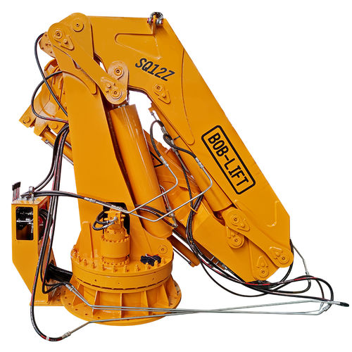 Grue sur barge - SQ12ZA4TJ - BOB-LIFT - articulée / pour applications marines / pour applications lourdes