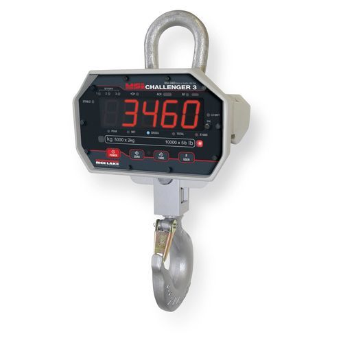 Peseuse électronique - Challenger 3 - Rice Lake Weighing Systems - pour grues / IP65 / sans fil