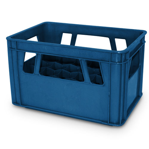 Caisse en PEHD - Grade BL-3M - COMERCIAL BAQUELITA SL - industrielle / pour bouteilles / gerbable