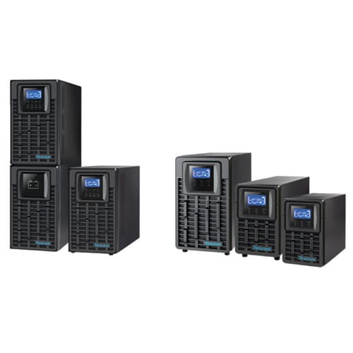 Alimentation sans interruption à double conversion - TEOS 100 XL - Tescom - monophasé / AC / avec afficheur LCD
