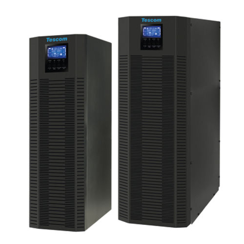 Alimentation sans interruption à double conversion - TEOS 200  - Tescom - triphasé / AC / de secours