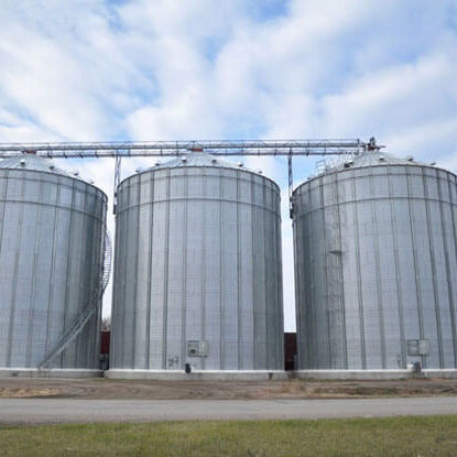 Silo à fond plat - TCK series - Henan SRON SILO ENGINEERING Co., Ltd - pour céréales / en acier