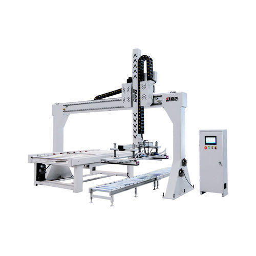 Système de chargement et déchargement pour bois - SL-FCZ - Chengdu Senlian Woodworker Machinery Co., Ltd. - pour marbre / pour verre / automatique