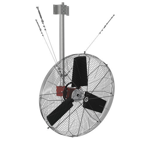 Ventilateur de circulation d'air - X-FAN series - GIGOLA & RICCARDI S.P.A. - de plafond / axial / 380 Vca