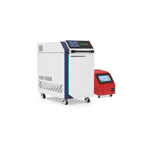 Machine de soudage laser à fibre - Jinan hongniu mechanical equipment Co., Ltd - semi-automatique / à roulettes / pour aluminium