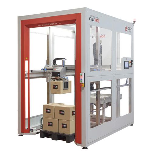 Palettiseur robotisé - CUBE 800 - CAST AUTOMATION SL - de palettes / pour sac / pour les légumes