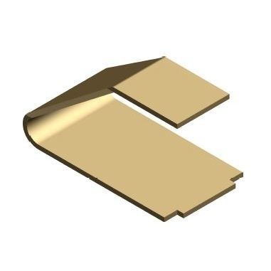 Contact électrique plat - 1-07-001-010-1 - YAN SHIN PRECISE CO.,LTD - embouti / à ressort / en cuivre
