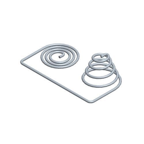 Ressort de compression - 1-85-303-005-1 - YAN SHIN PRECISE CO.,LTD - en spirale / à fil rond / en métal