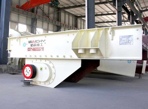 Alimentateur vibrant - ZSW series - Henan Baichy Machinery Equipment Co., Ltd - pour câble rond / continu