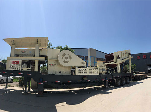 Groupe de concassage et de criblage à mâchoire - MF1010E46 - Henan Baichy Machinery Equipment Co., Ltd - mobile / primaire / secondaire
