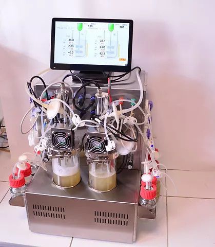 Bioréacteur de laboratoire - EDF-1.2 - Biotehniskais centrs - de process / de grande dimension / refroidissant