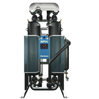Sécheur d'air comprimé par adsorption à récupération de chaleur de compression - HCD series - HANKISON - bi-étagé / compact