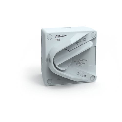 Sectionneur rotatif - EAS Series - Aswich Electrical Co., Ltd - 2 pôles / AC / pour applications photovoltaïques
